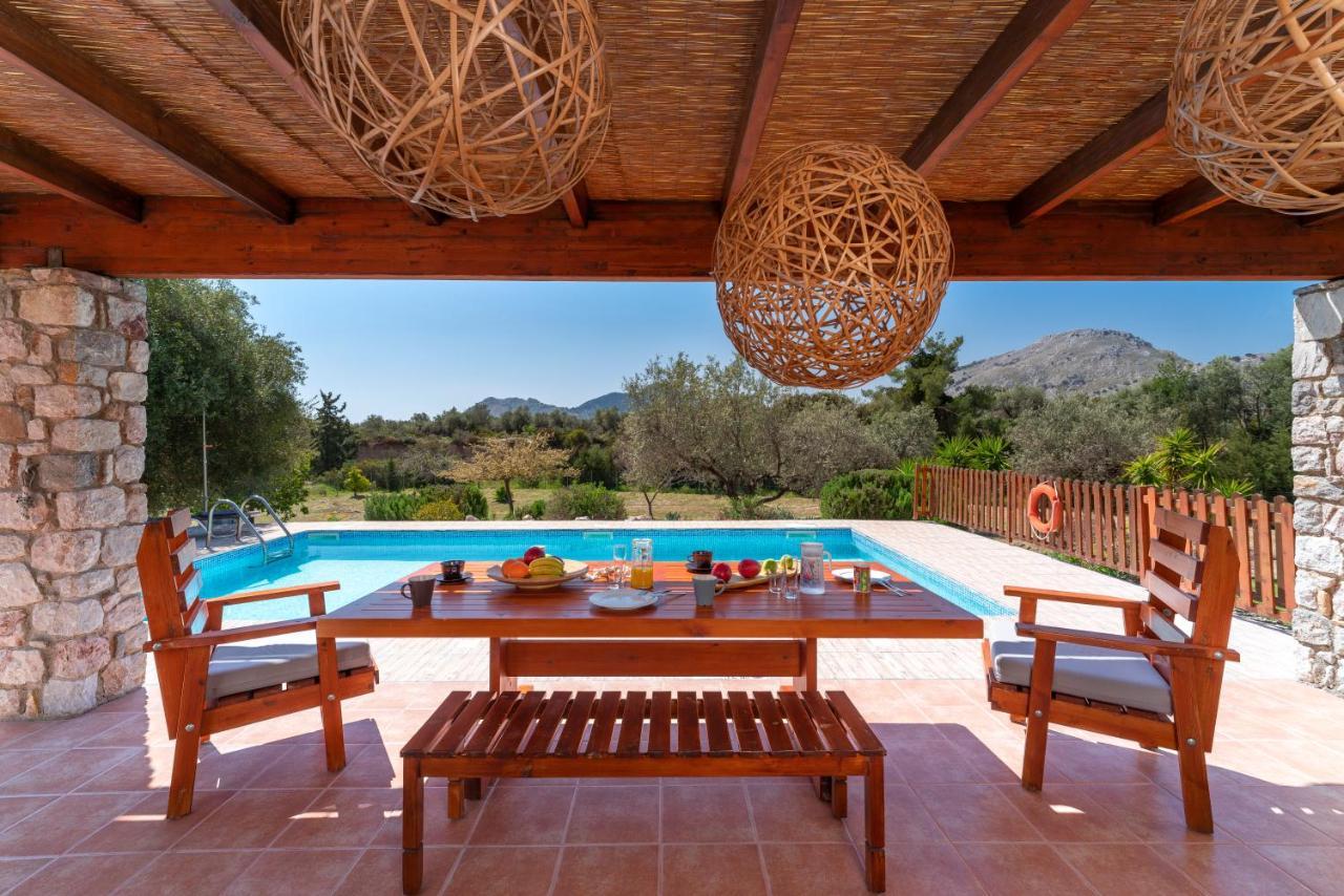 Olive Private Villa Swimming Pool 5 Bdr Kolymbia Rhodes Eksteriør bilde