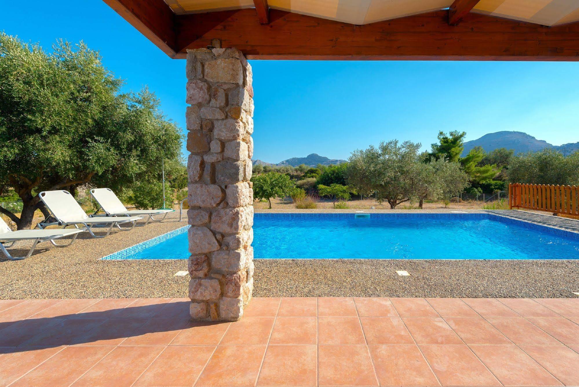 Olive Private Villa Swimming Pool 5 Bdr Kolymbia Rhodes Eksteriør bilde