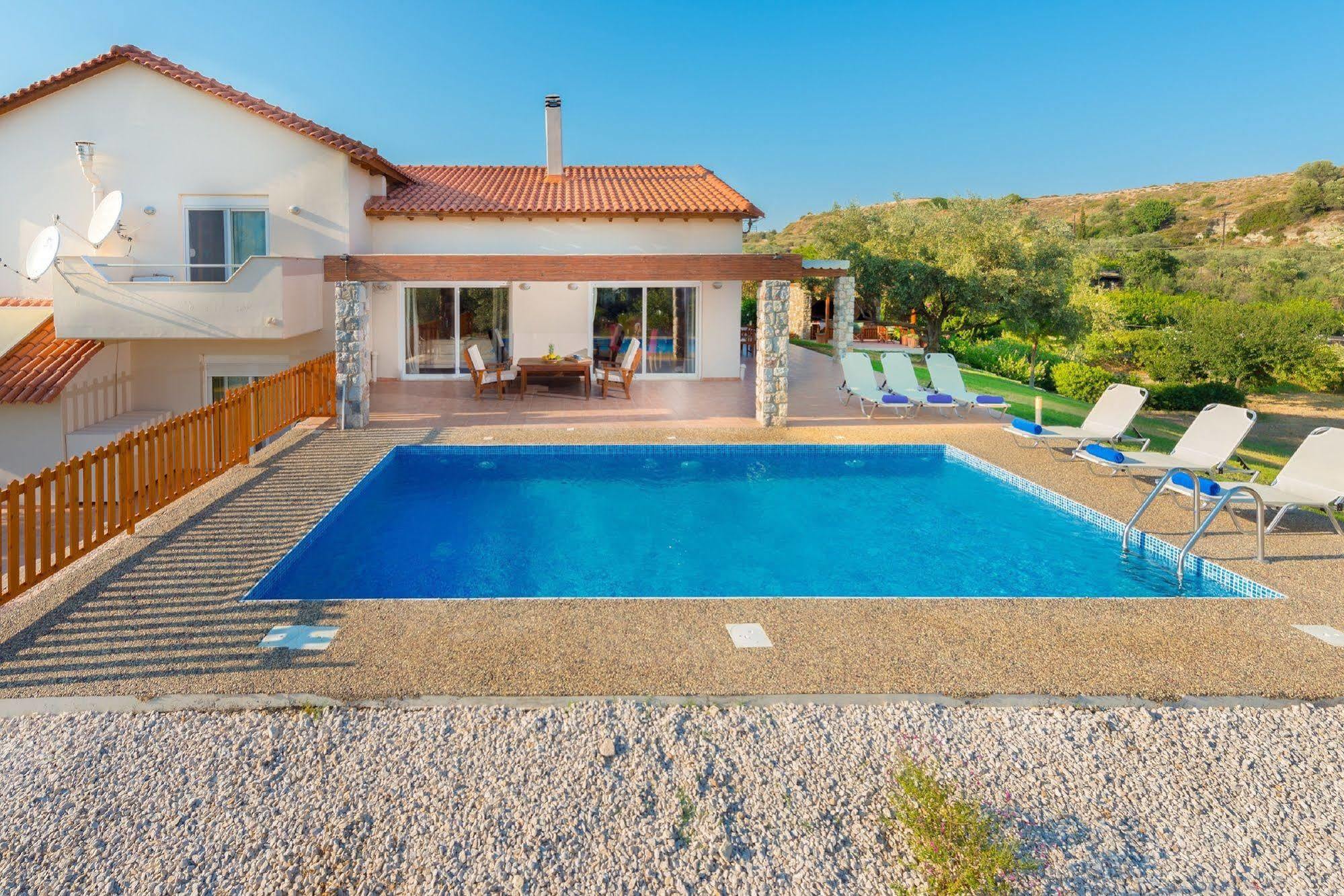 Olive Private Villa Swimming Pool 5 Bdr Kolymbia Rhodes Eksteriør bilde